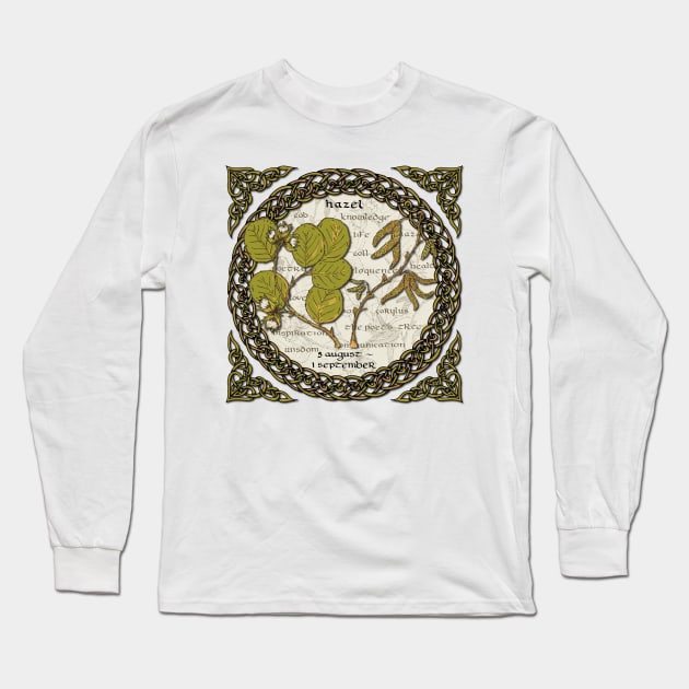 Tree Calendar Hazel Long Sleeve T-Shirt by lottibrown